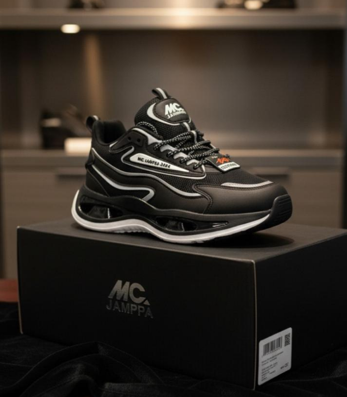 MC Jamppa 3844 Siyah Sneaker – Air Taban Konforu